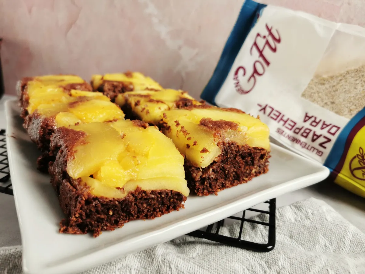 Gluténmentes almás-zabdarás kevert sütemény recept