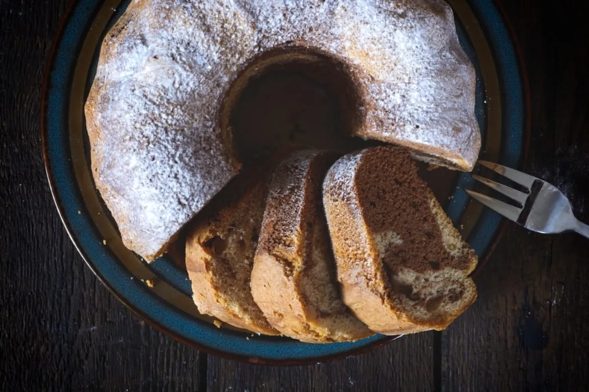Pofonegyszerű márványos kuglóf recept