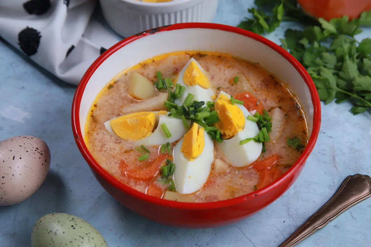 Tejfölös-pikáns sonkaleves  recept