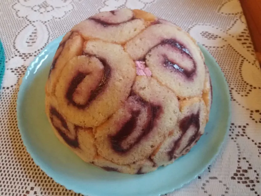 MÁLNÁS CHARLOTTE TORTA  recept