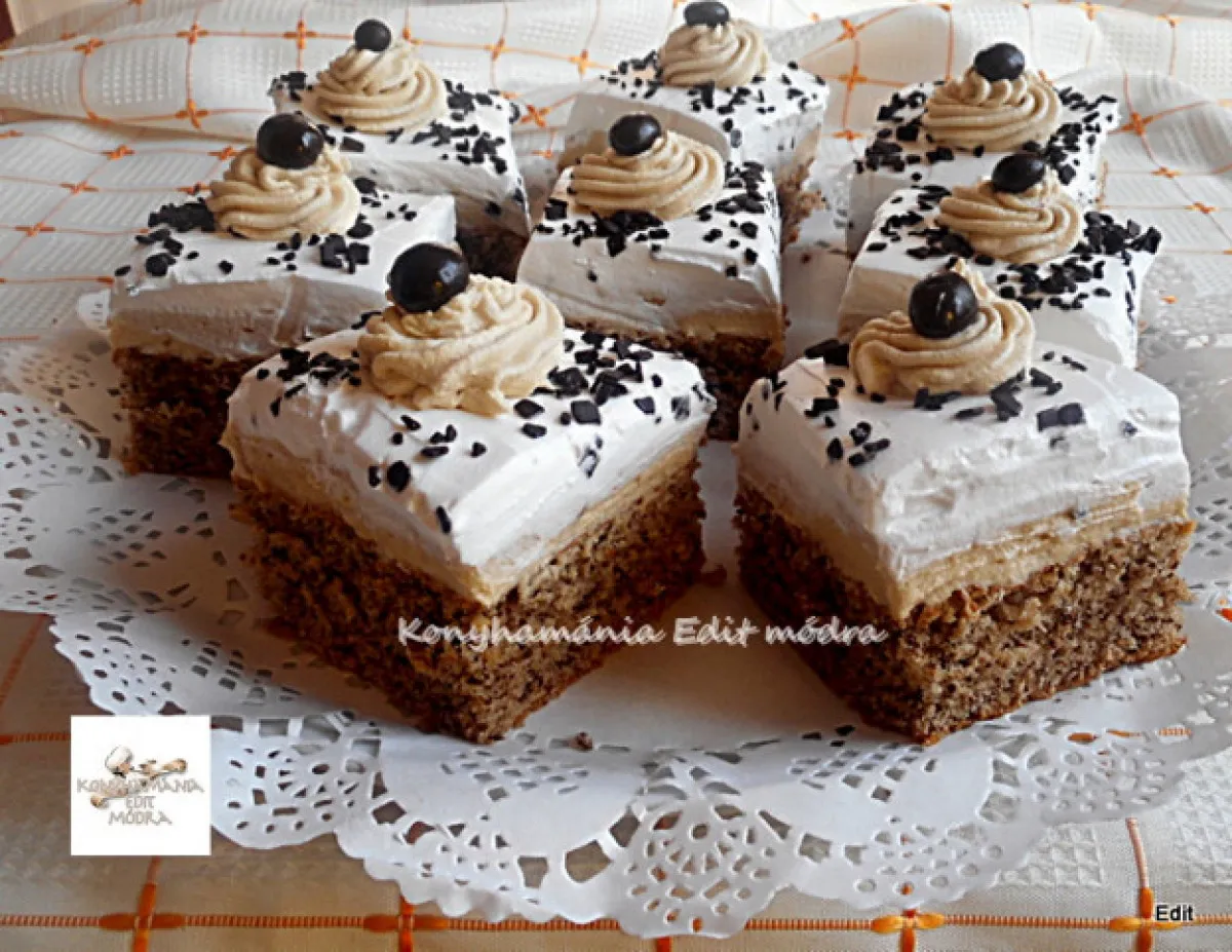Bakacsók (kávéhabos sütemény) recept