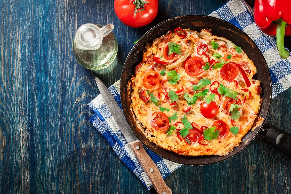 Tojáslepény olaszosan (frittata) recept