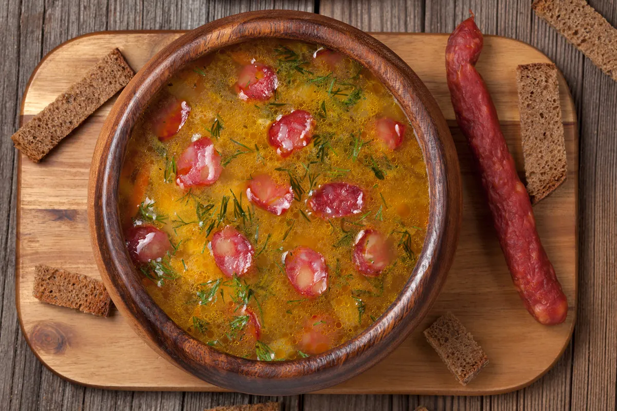 Klasszikus kolbászos káposztaleves recept