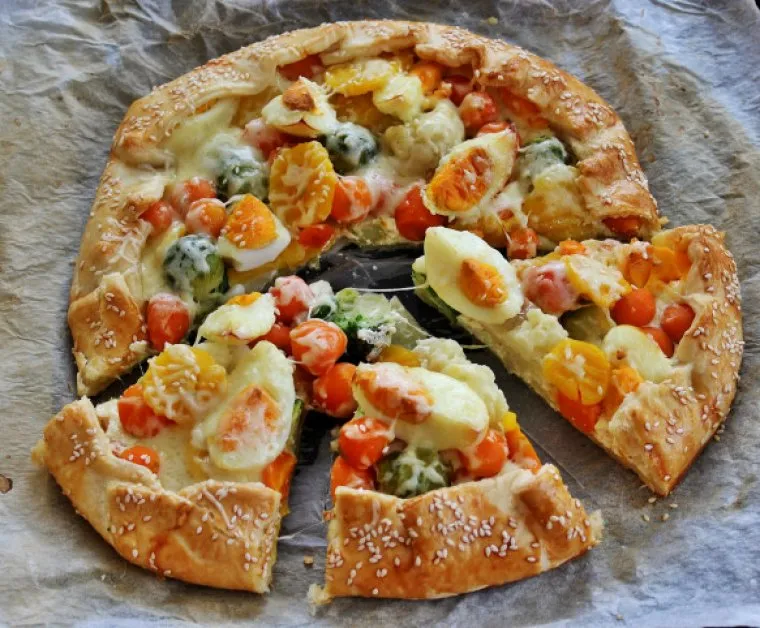 Zöldséges galette recept
