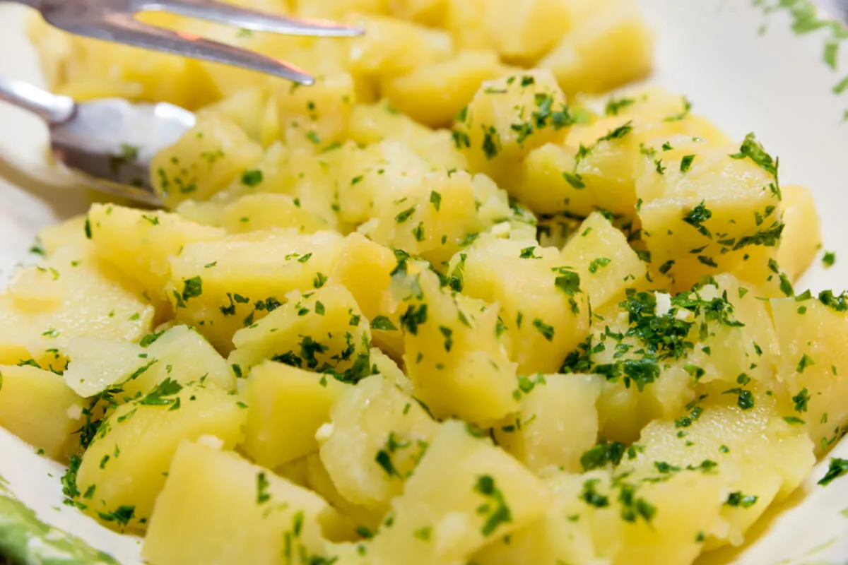 Petrezselymes burgonya  recept