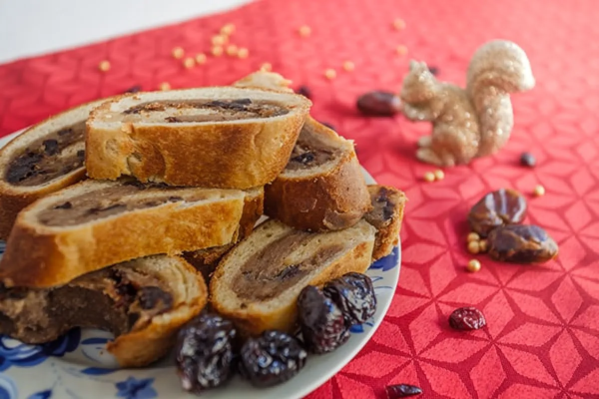 Cukormentes gesztenyés bejgli - diétás recept recept