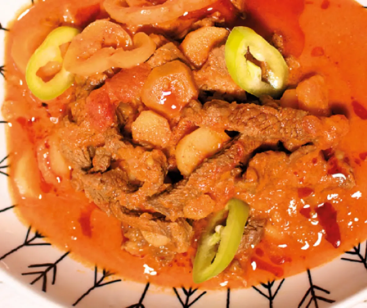 Zöldséges marhatokány recept