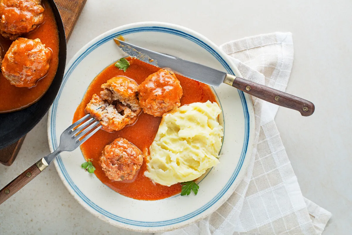 Paradicsomos húsgombóc recept