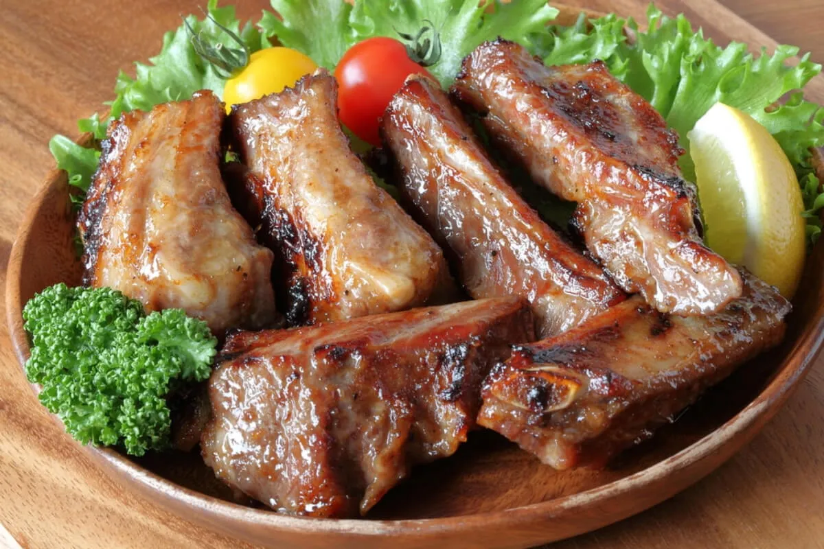 Ropogós sült oldalas recept