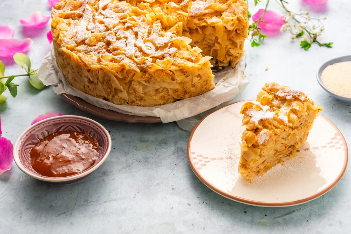 Grízestészta-torta recept