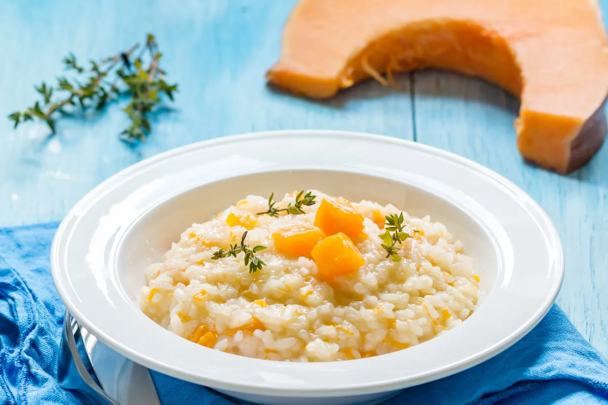 Olasz sütőtökös rizottó recept