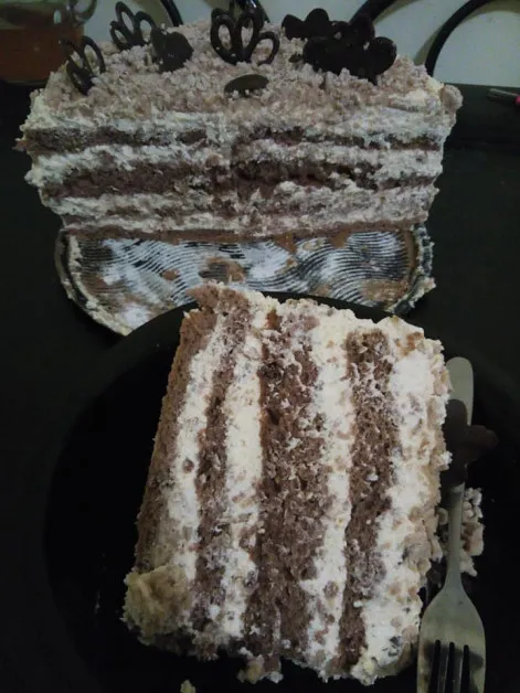 Rumos- tejszínes gesztenye torta recept