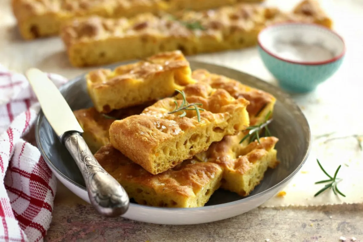 Sütőtökös focaccia recept