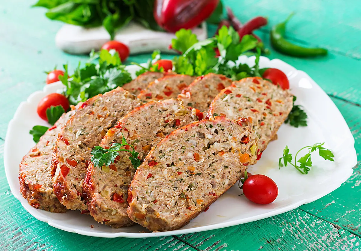 Egyben sült paprikás fasírt recept