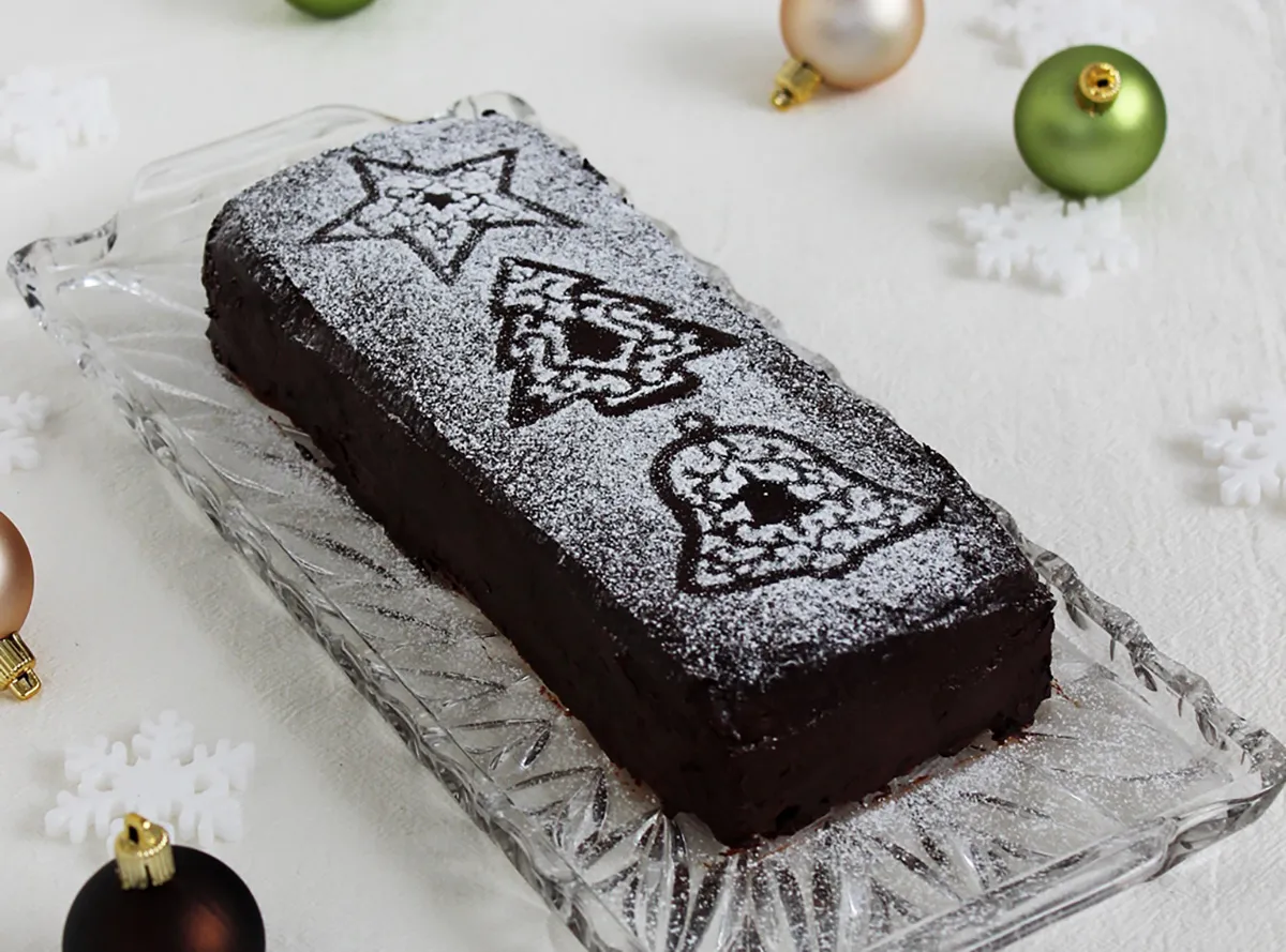Gesztenyés trüffelszelet recept