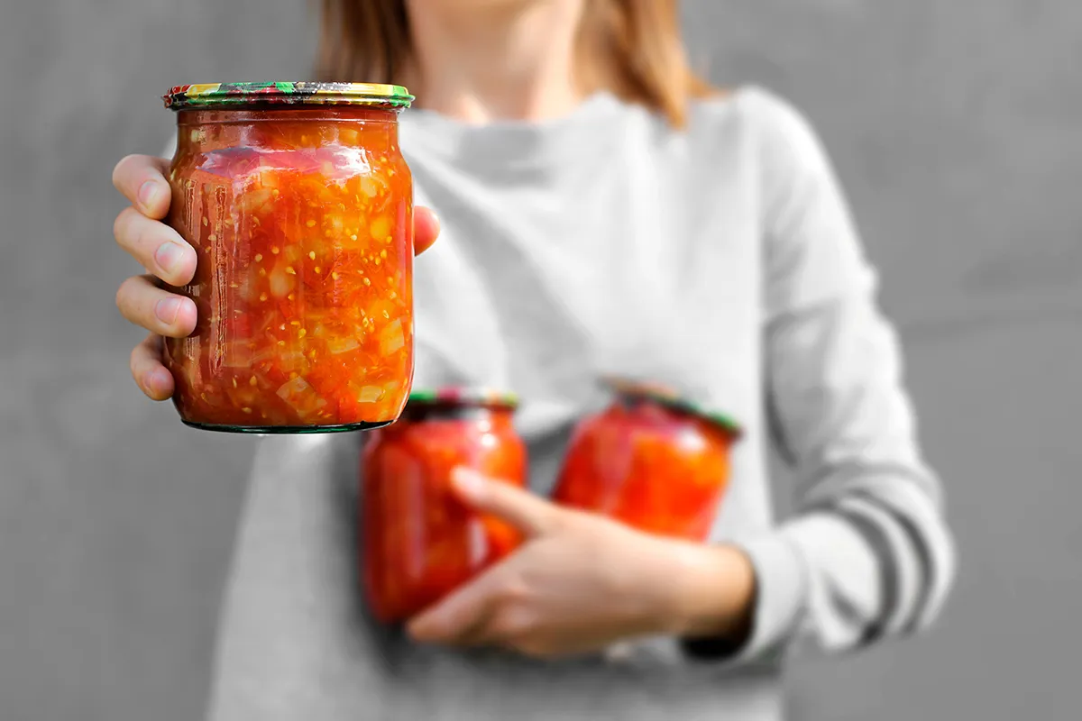 Házi lecsó-befőtt és paradicsomszósz recept