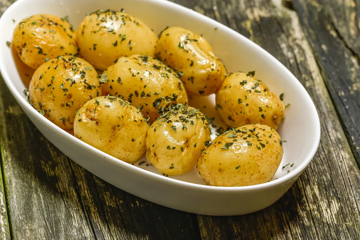 Petrezselymes újburgonya recept