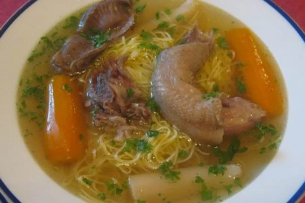 Aranyló húsleves recept
