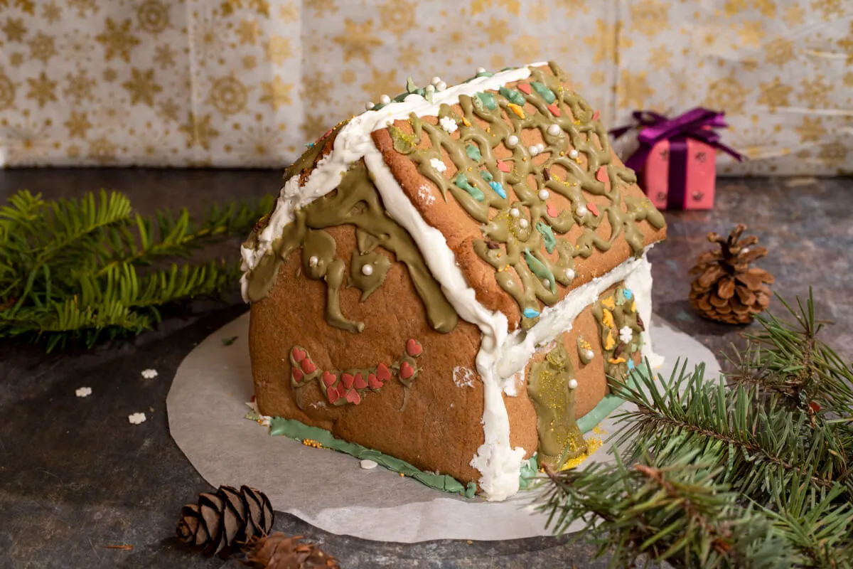 Mézeskalács házikó recept