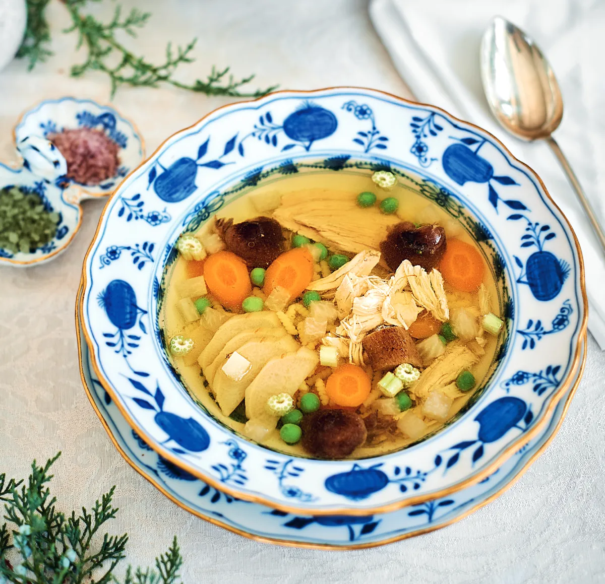 Fácánleves, ahogy Polgár Tünde készíti recept