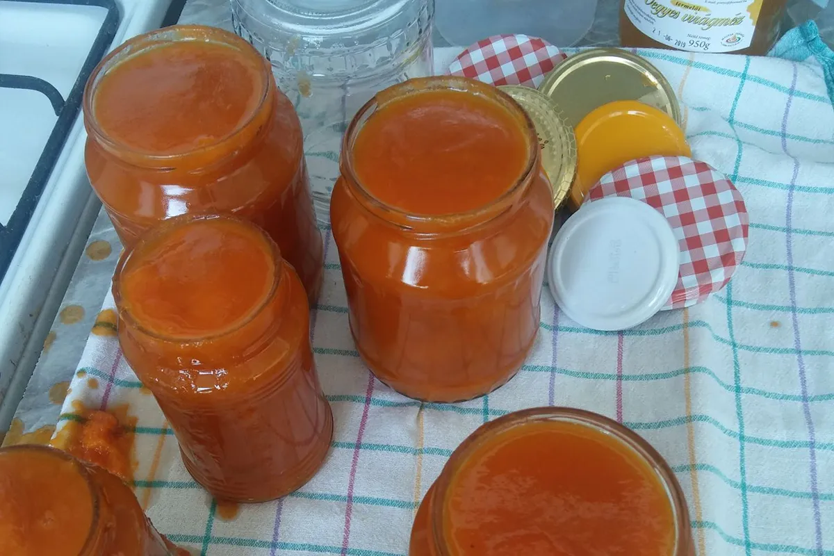 Sárgabarack dzsem  recept