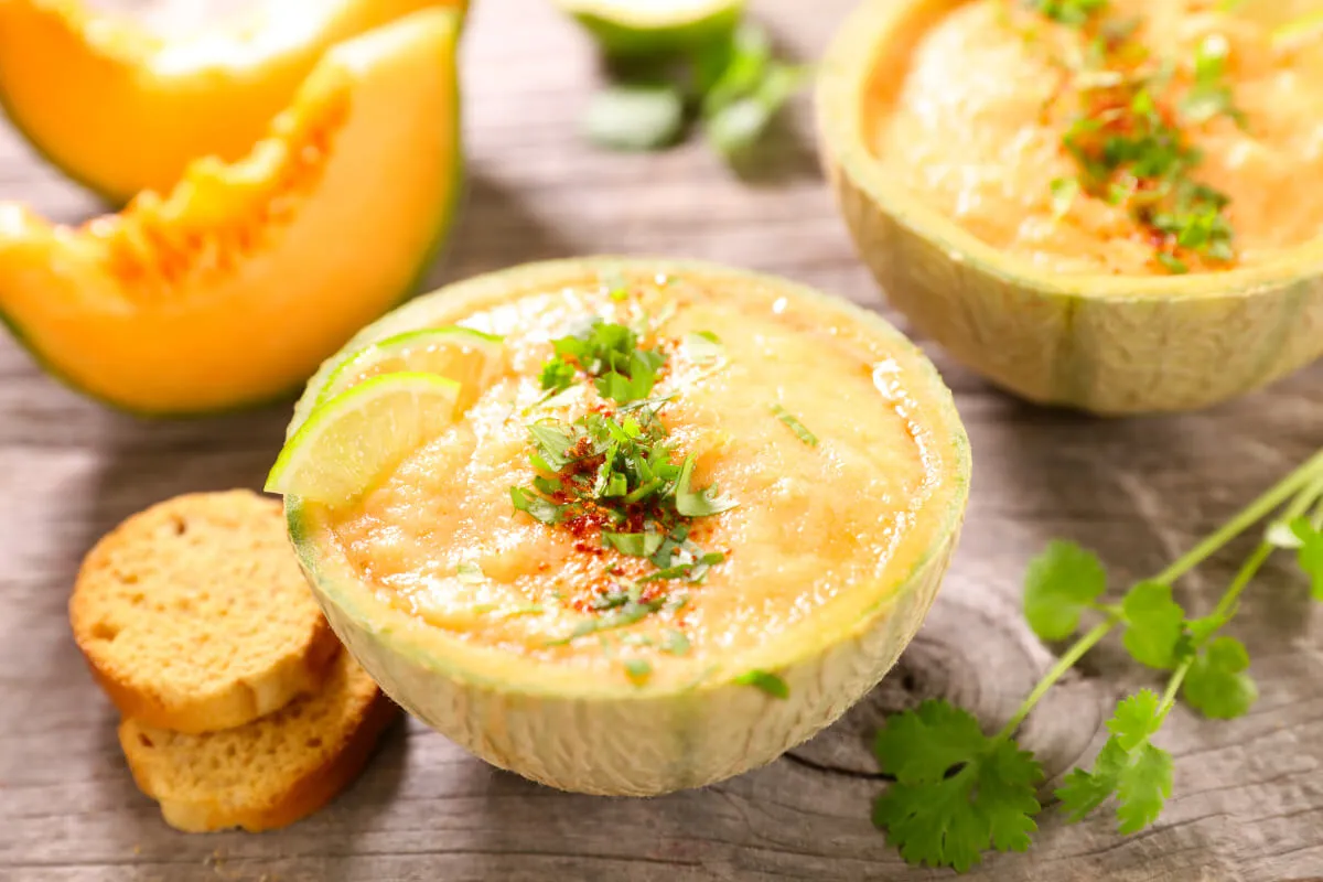 Tejszínes sárgadinnyeleves recept