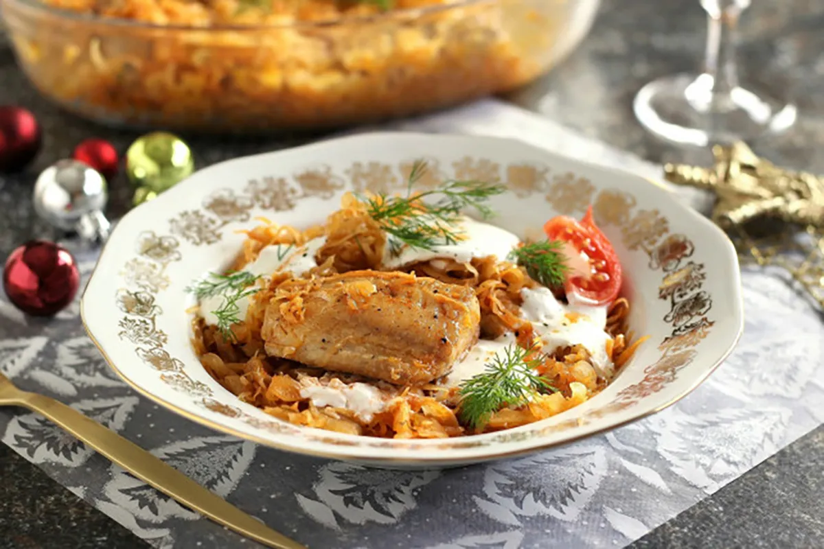 Savanyú káposztás harcsa recept