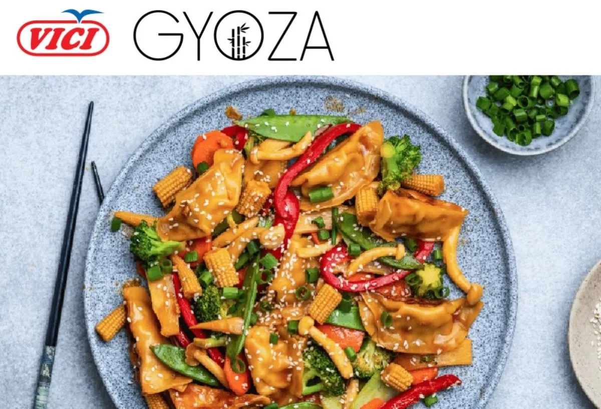 GYOZA gombóc ázsiai stílusú zöldségekkel recept