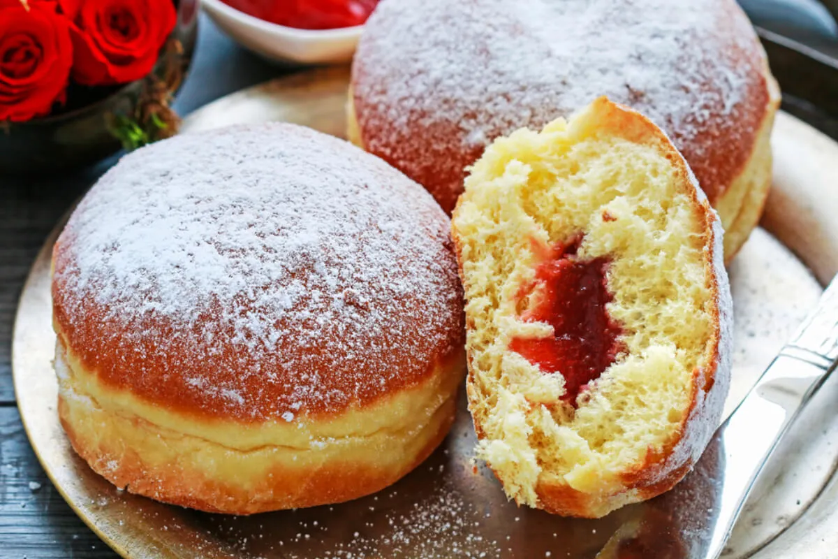 Lekvárral töltött fánk recept