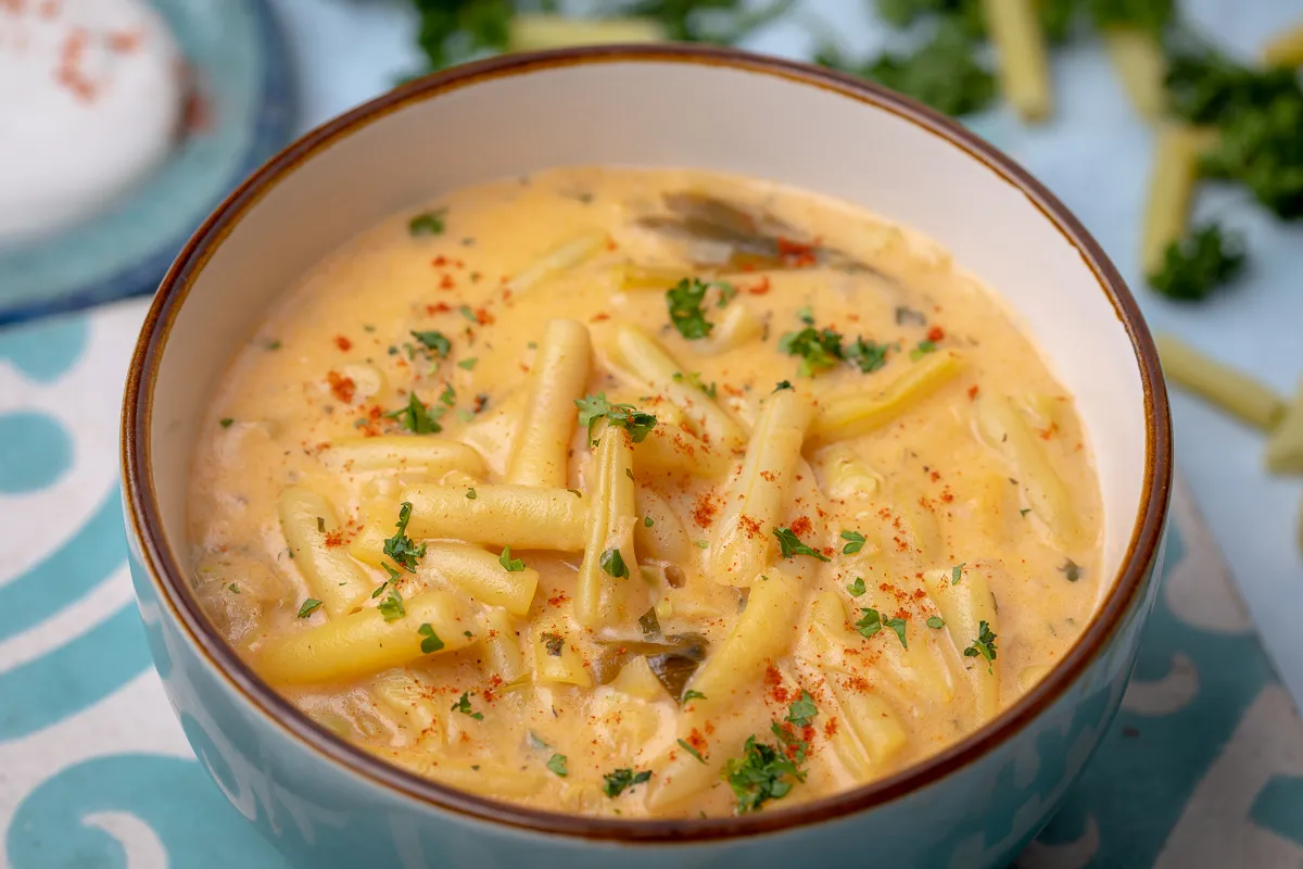 Zöldbabfőzelék recept