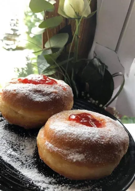 Szalagos és virág fánk  recept