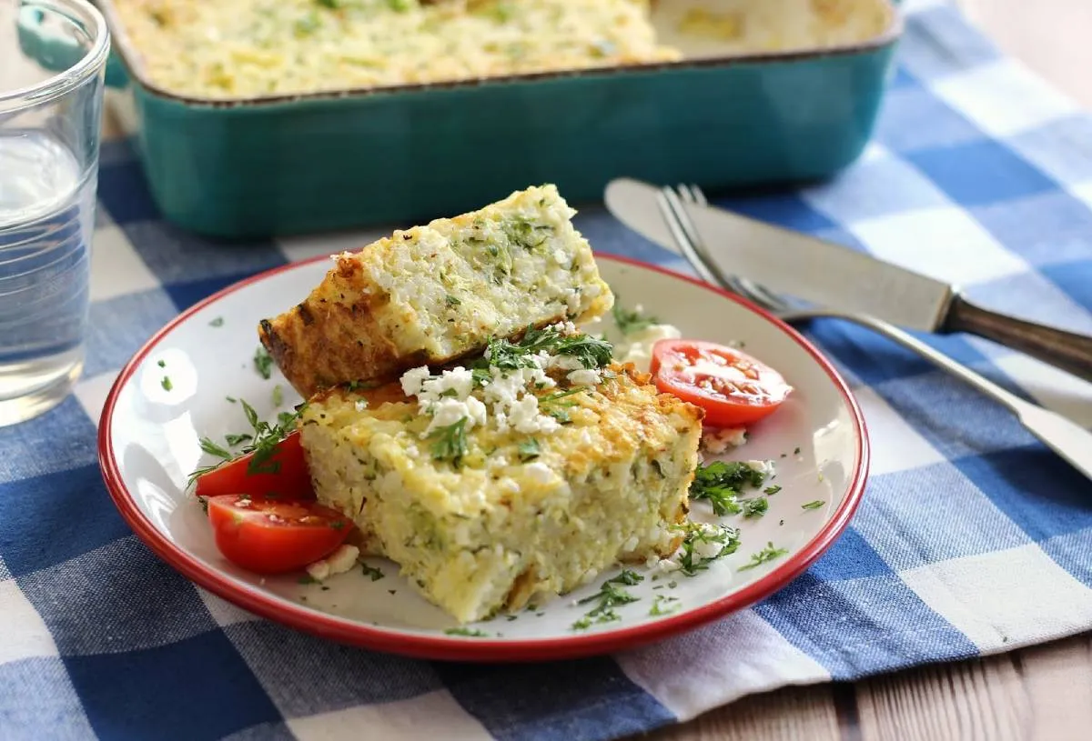 Sajtos-cukkinis rizsfelfújt  recept