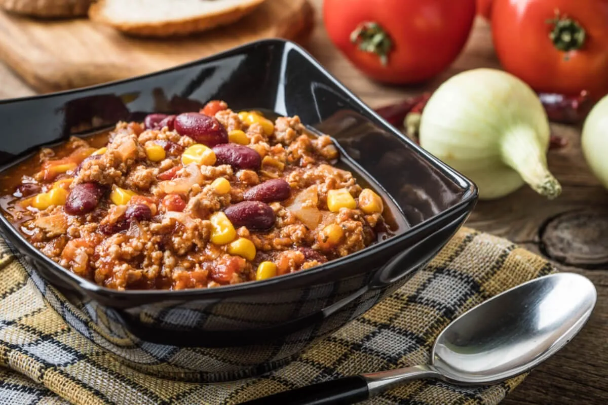 Csilis bab recept