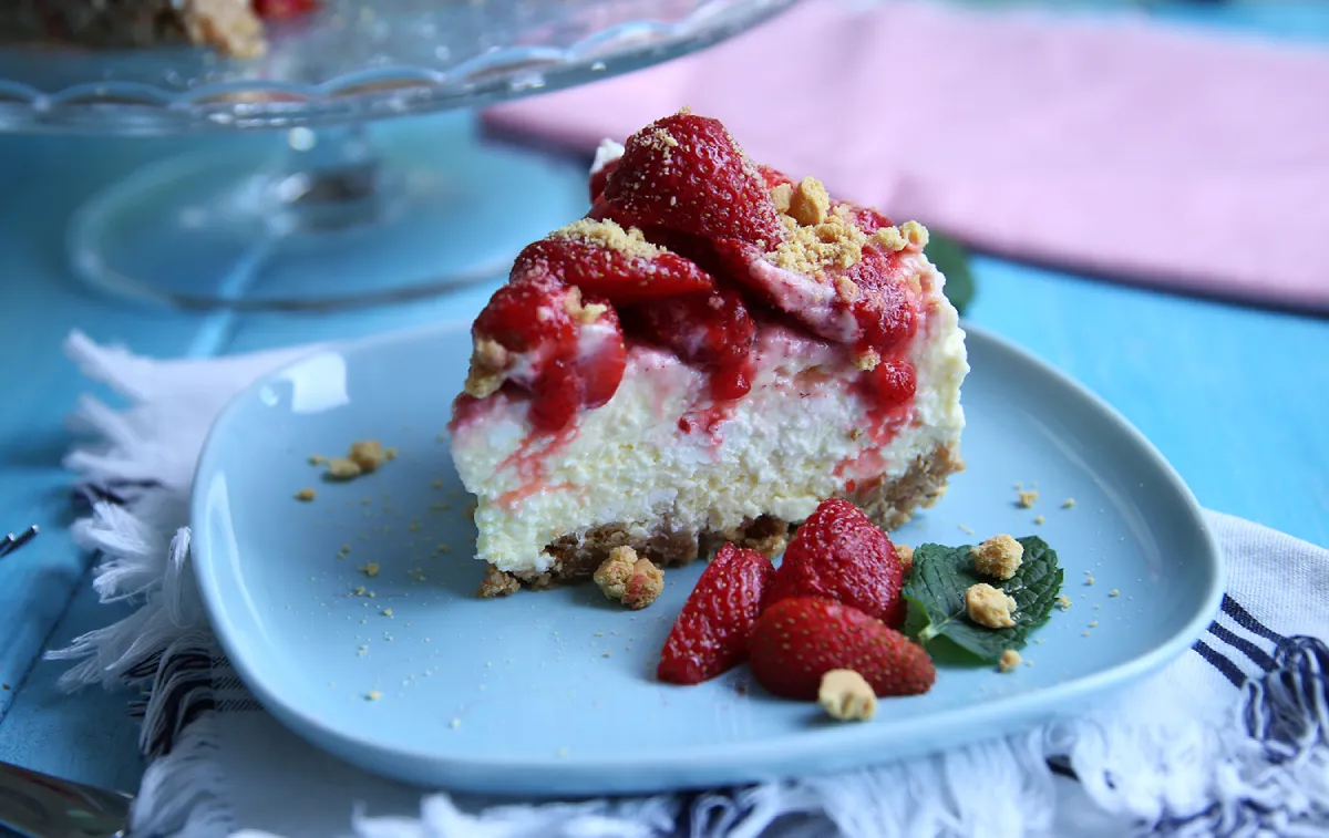 Epres-túrókrémes torta (sütés nélküli recept) recept