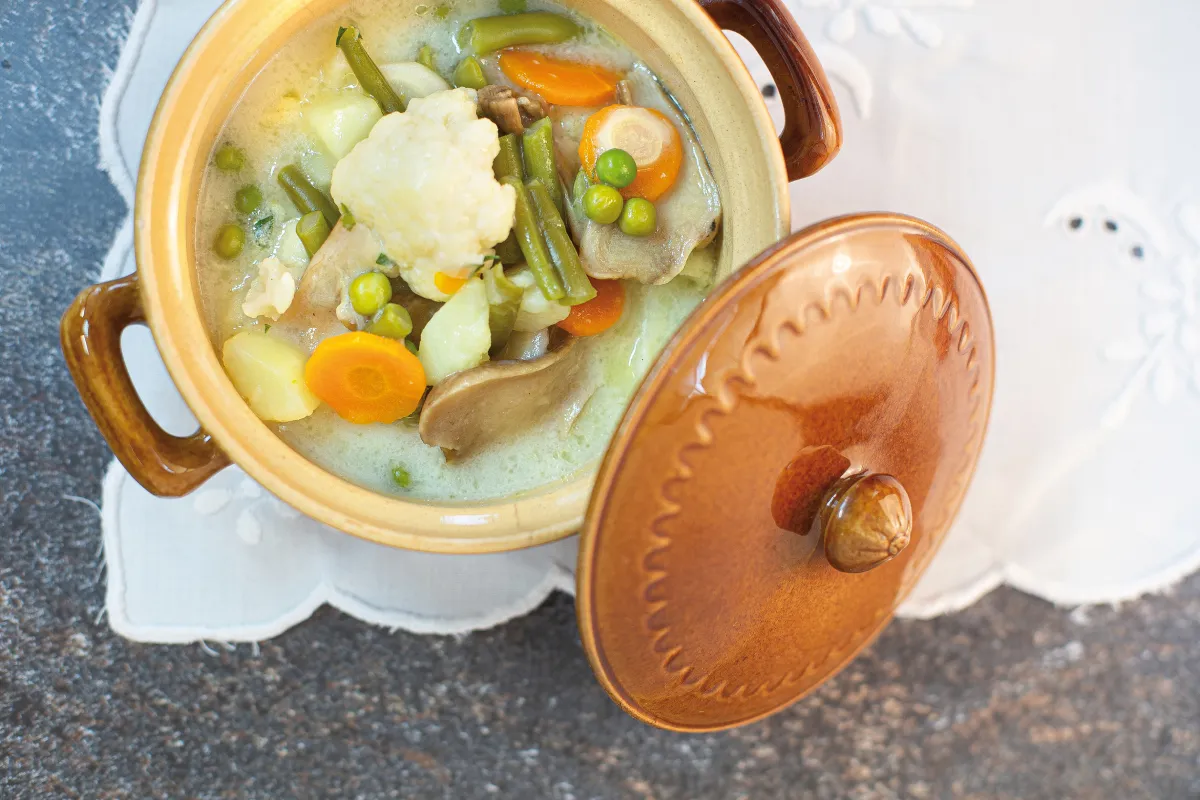 Gombaleves négyféle gombából recept