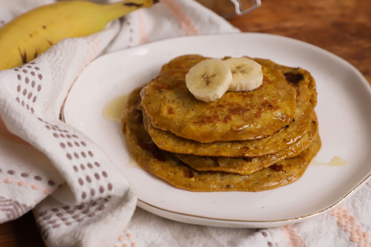 3 hozzávalós banános palacsinta recept