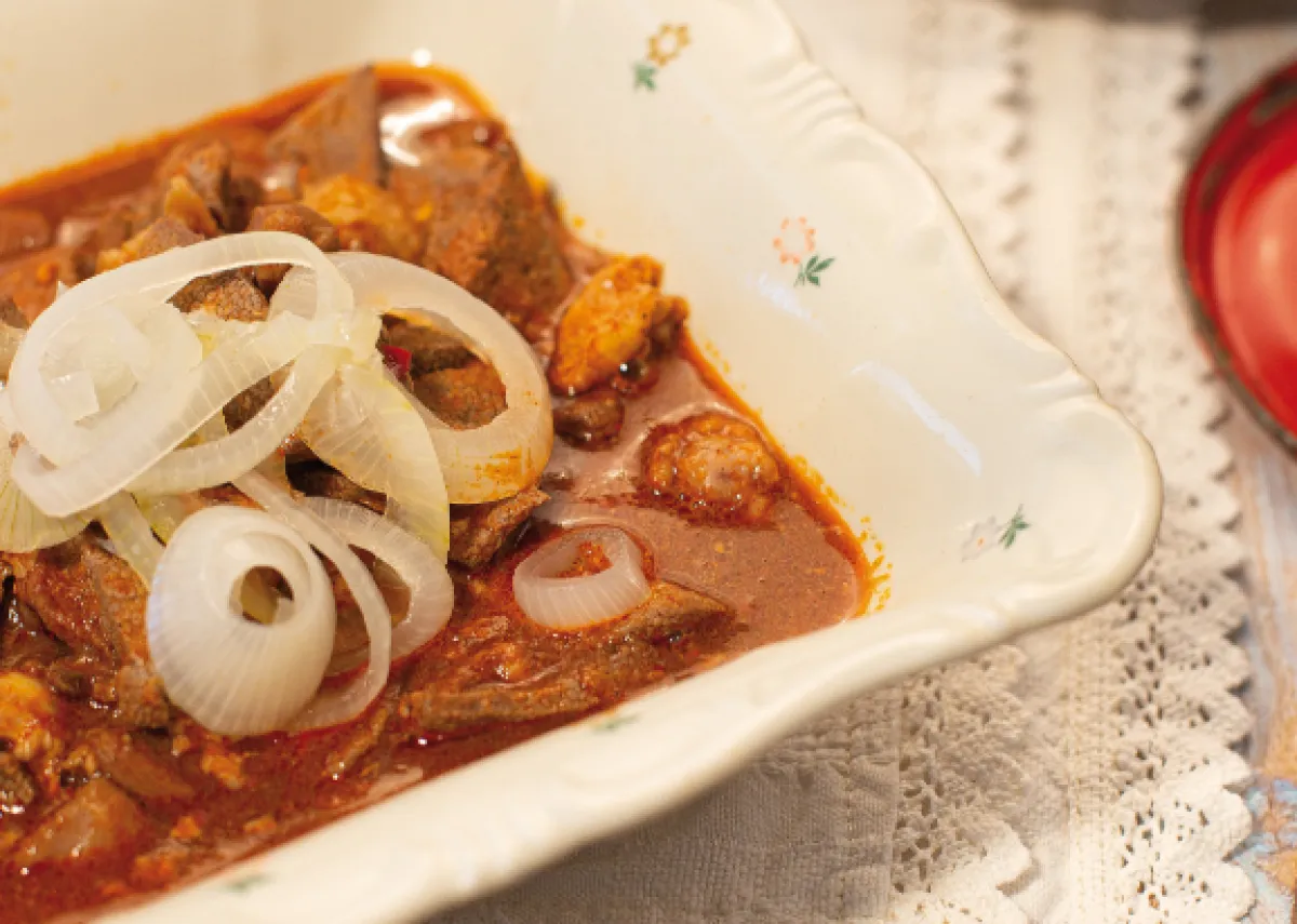 Halasi savanyú sertésmáj recept