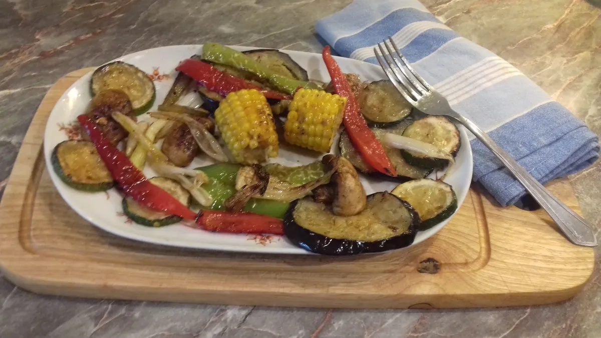 Vegán grilltál recept