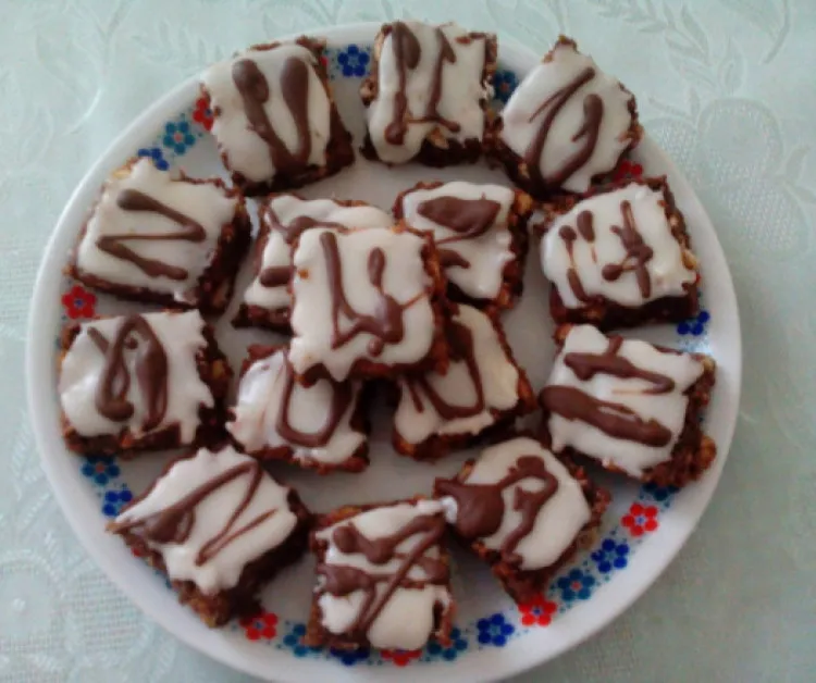 Puncskocka sütés nélkül recept