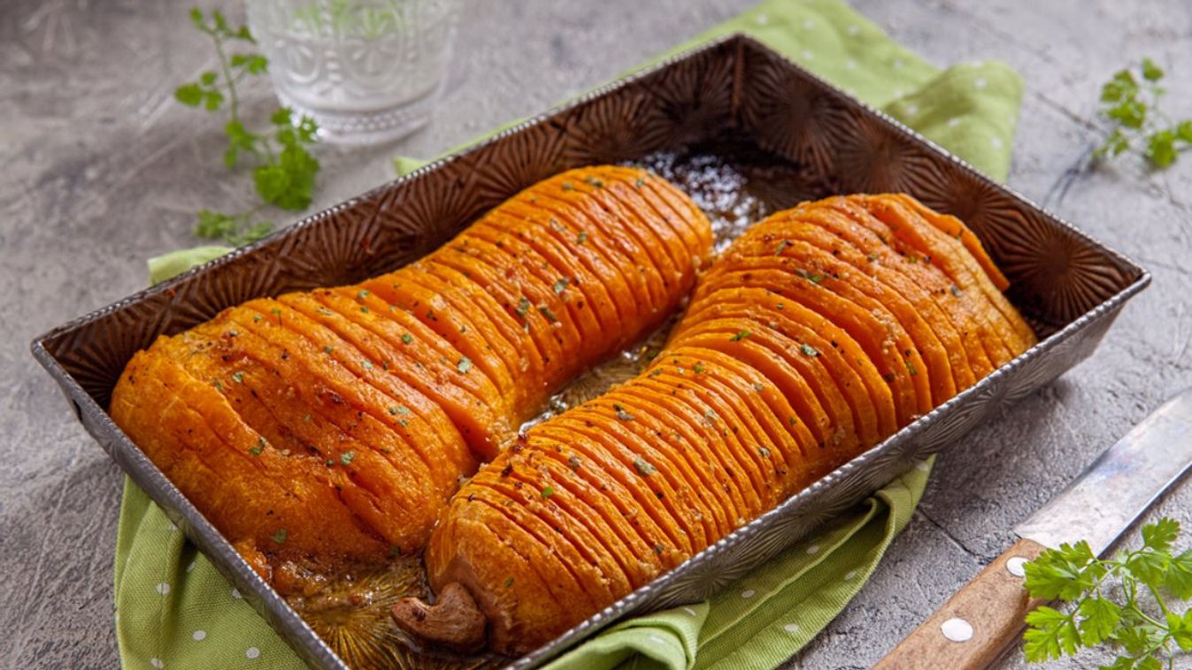 Hasselback sütőtök