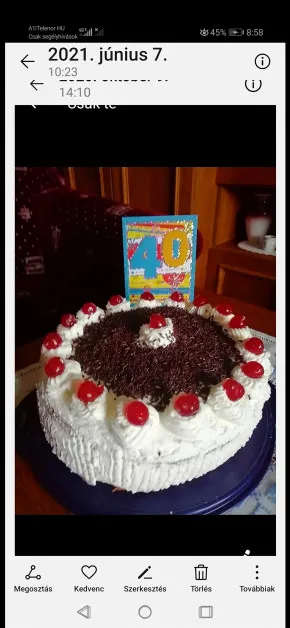 Feketeerdő torta recept
