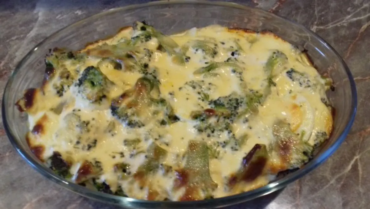 Csőben sült rakott brokkoli recept