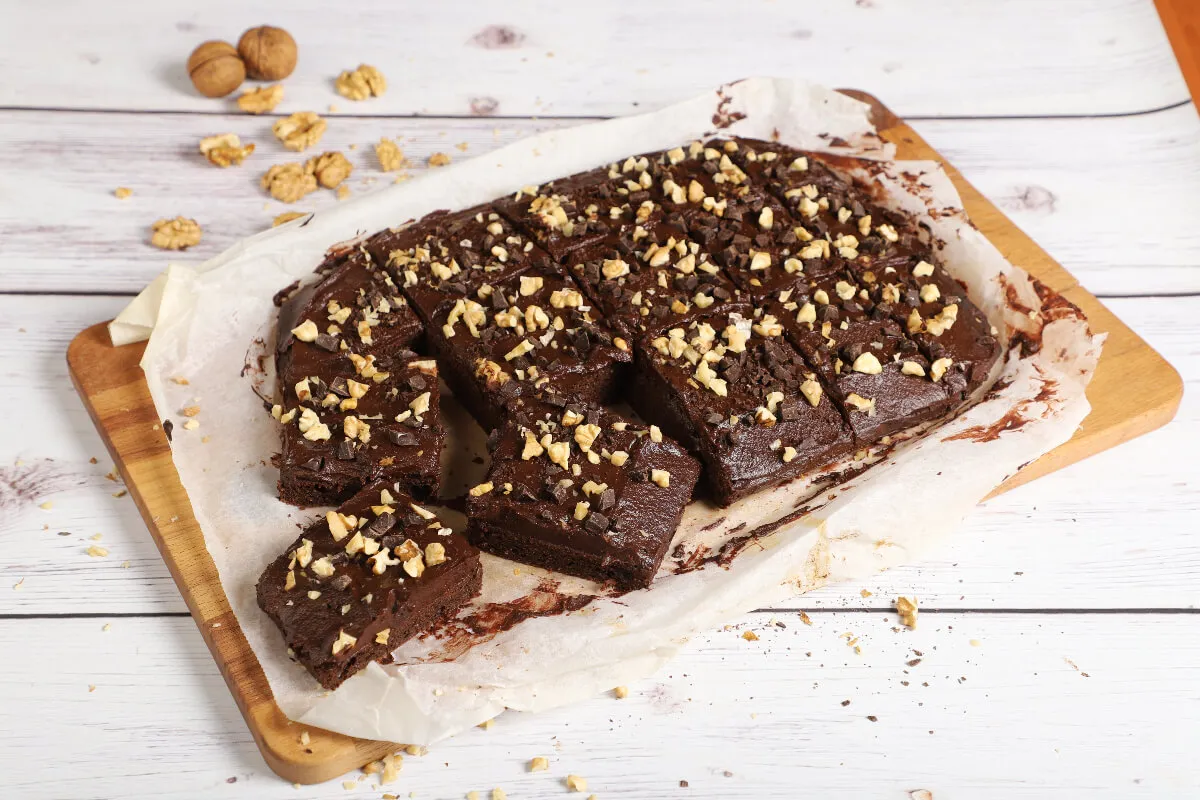 Édesburgonyás brownie recept