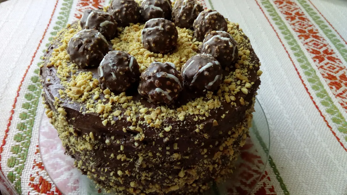 Mogyorós csokitorta recept