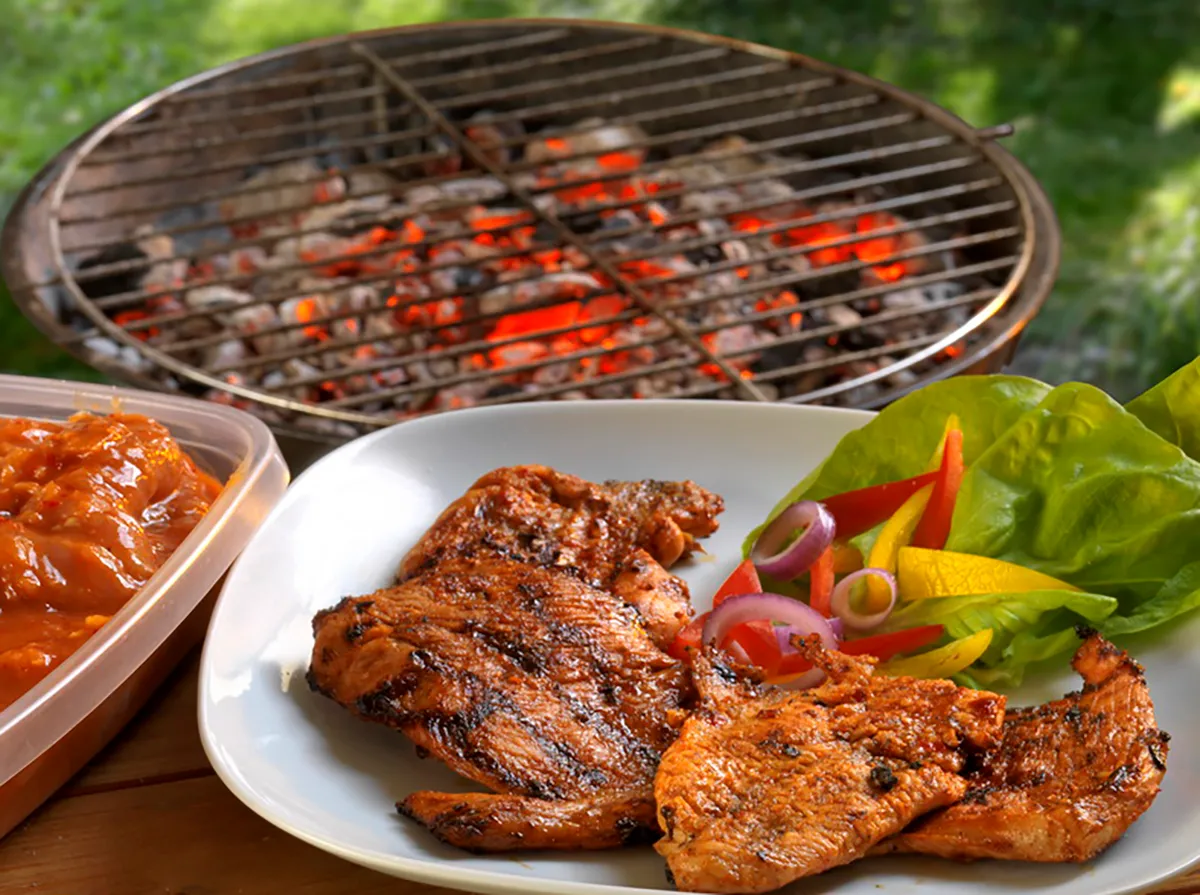 Tex-mex pulykamell grillen recept