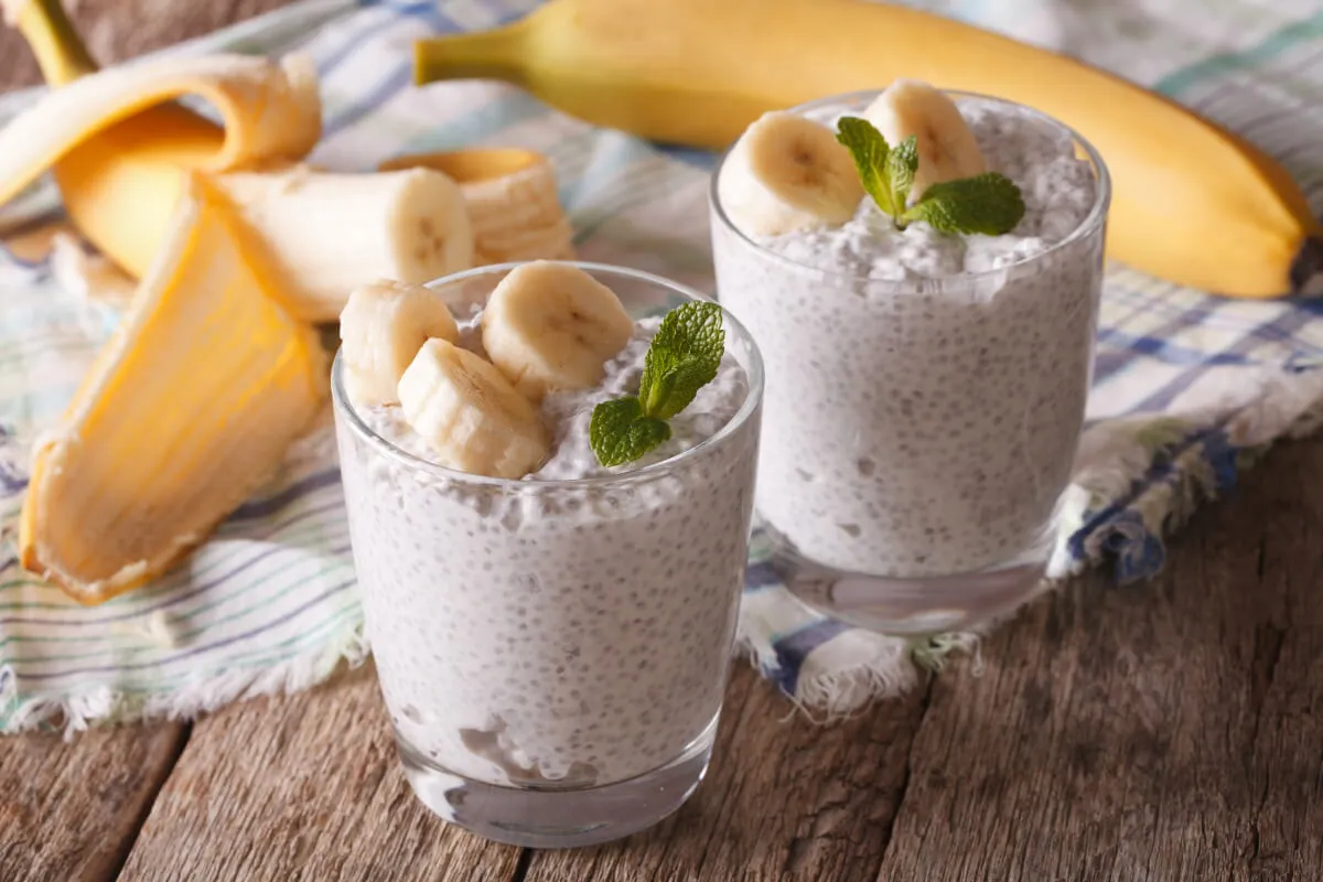 Chia puding banánnal recept