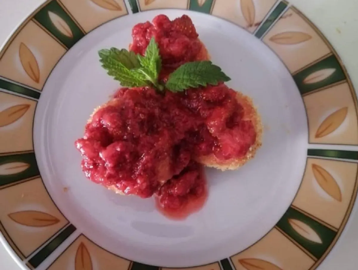 Hamis túrógombóc eperrel recept