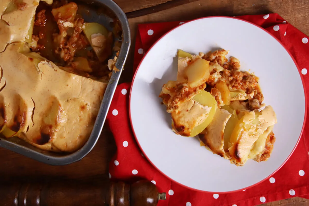 Darált húsos rakott krumpli recept
