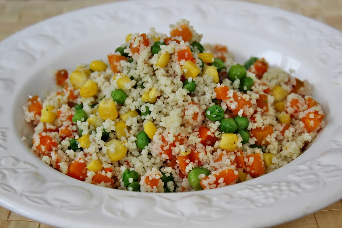 15 perces zöldséges kuszkusz recept