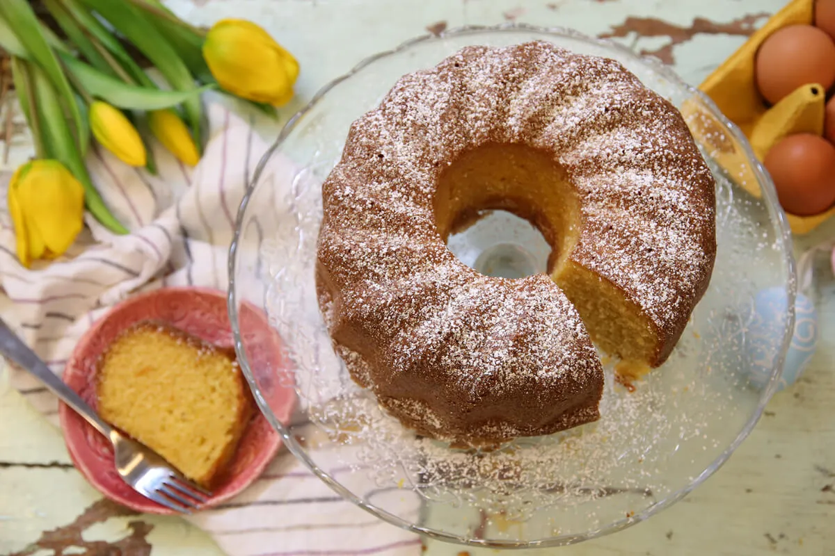 Egyszerű narancsos kuglóf Szekeres Adrientől recept